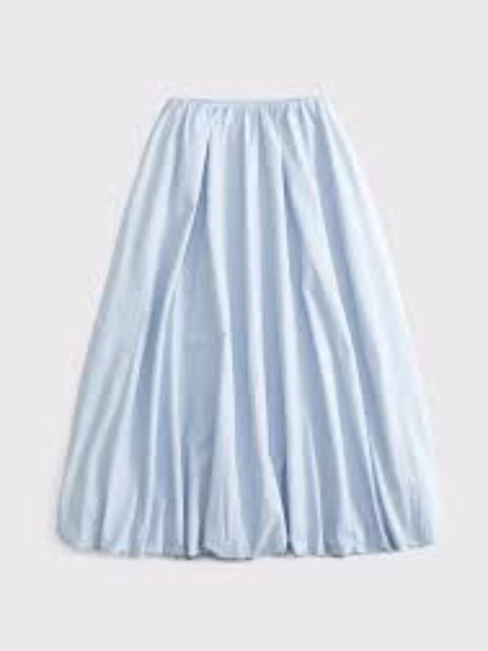 Abercrombie Mid Rise Bubble Hem Maxi Skirt NWT Size S